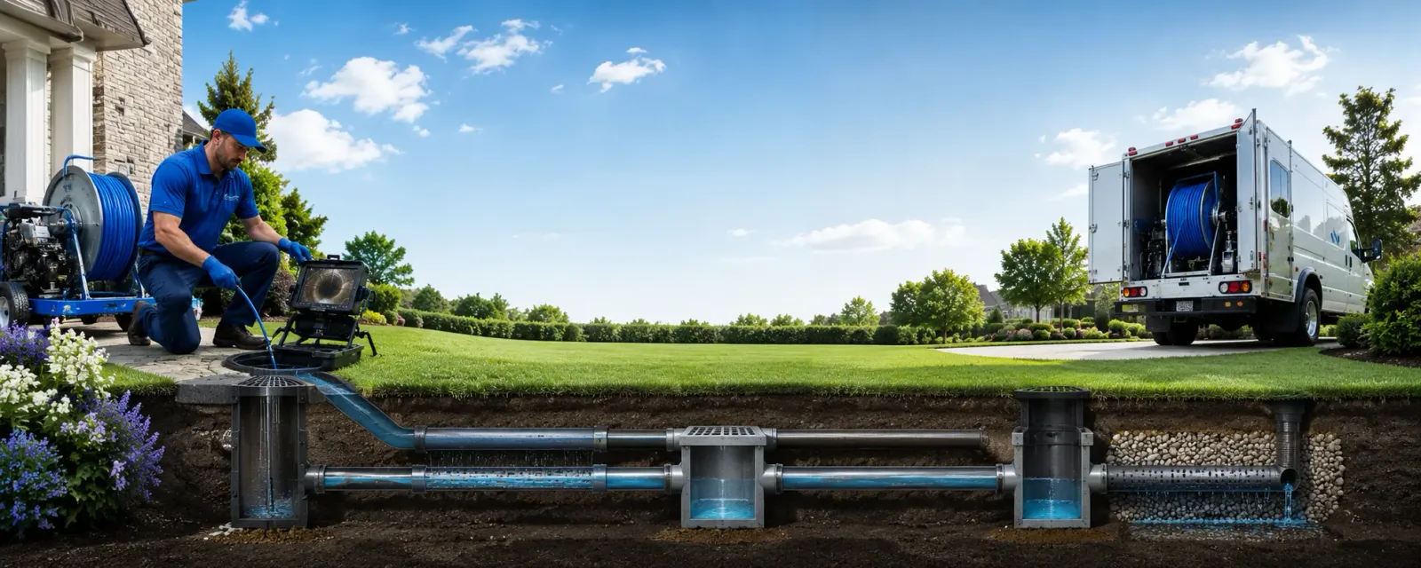 Outdoor drain cleaning information for Goodwine, IL