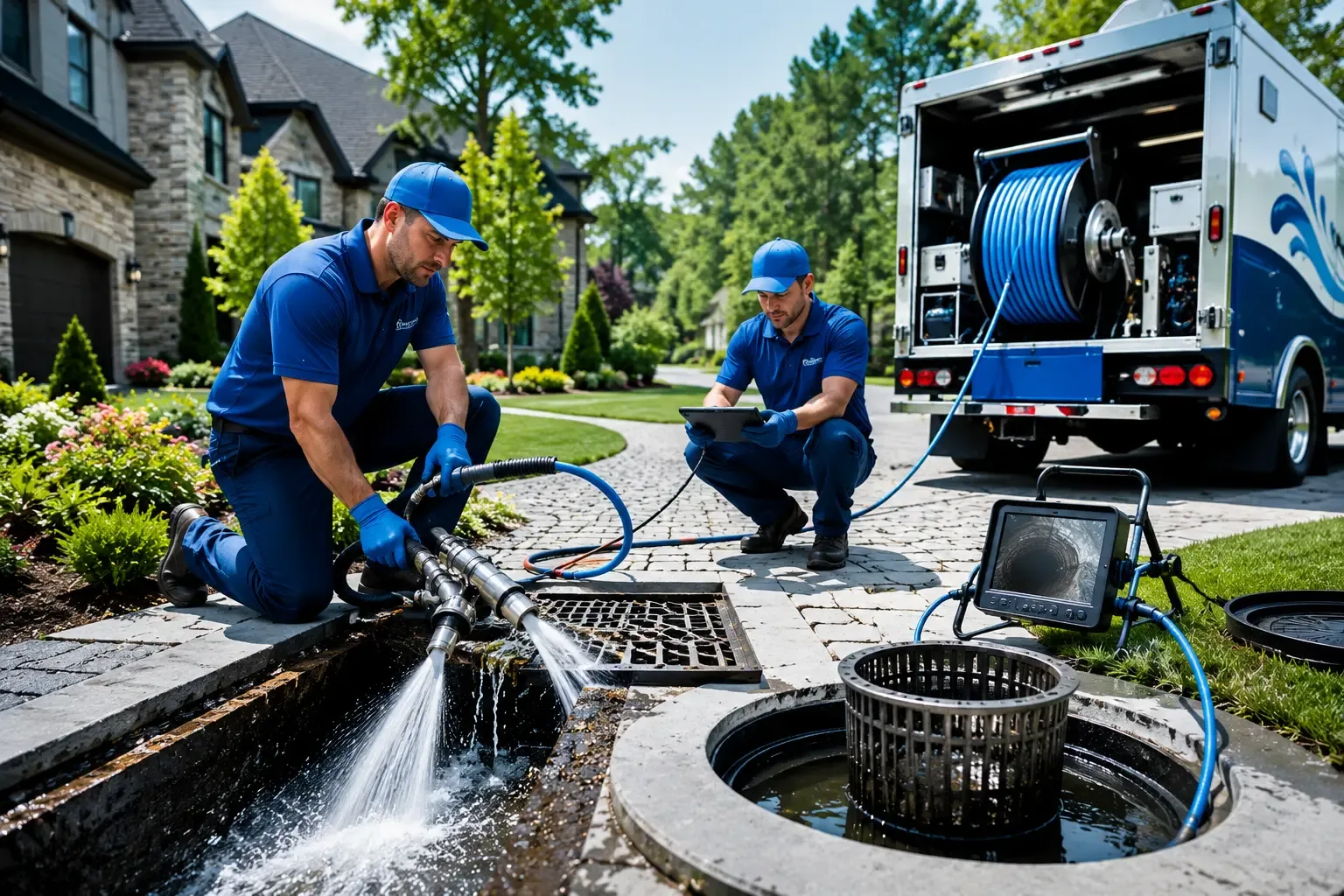 Local outdoor drain cleaning professionals in Goodwine, IL